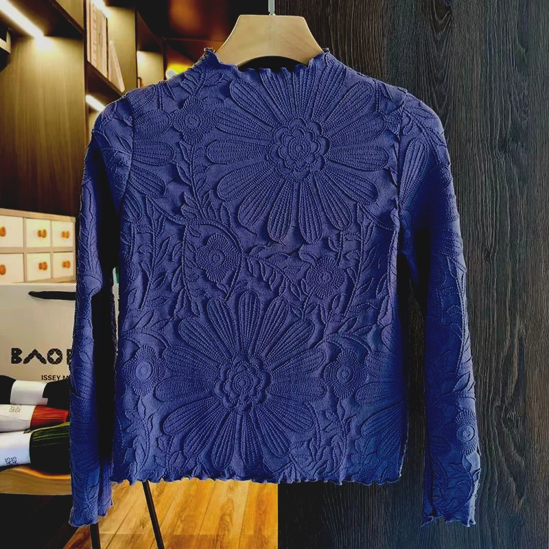 流苏百搭圆领小衫褶皱101-228号大链接