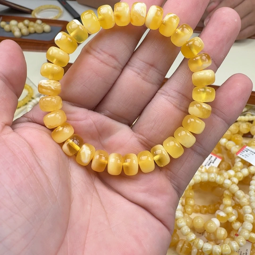 手链琥珀未镶嵌蜜蜡手串