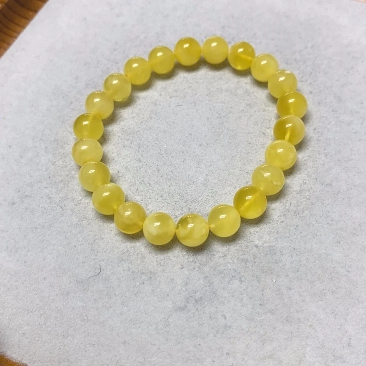 未镶嵌蜜蜡裸石串