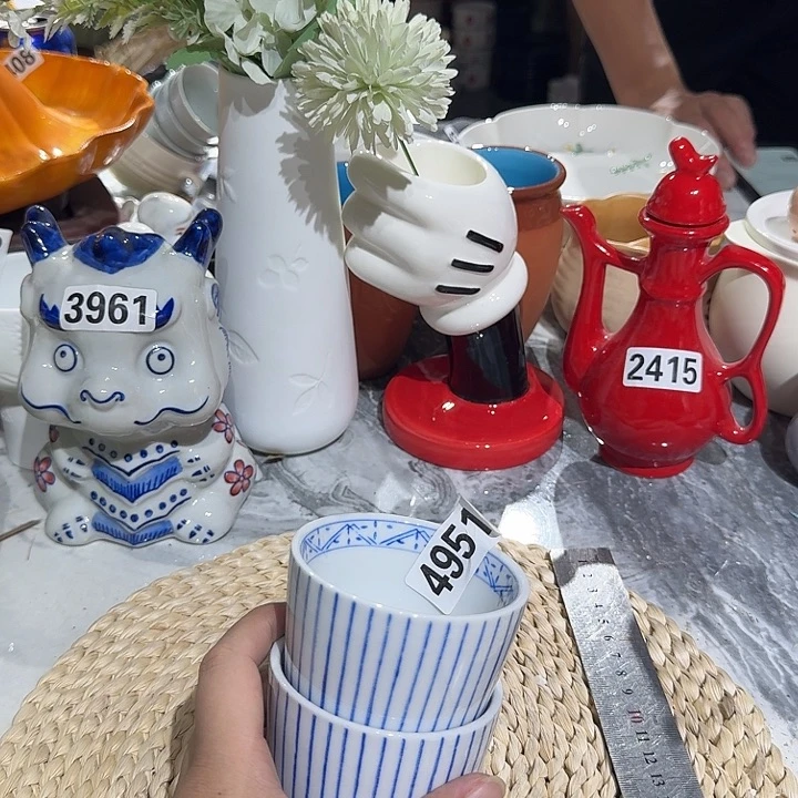 瓷片微瑕陶瓷介意慎拍4951