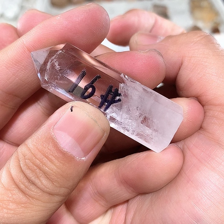 水晶天然水晶柱子16未镶嵌M****?