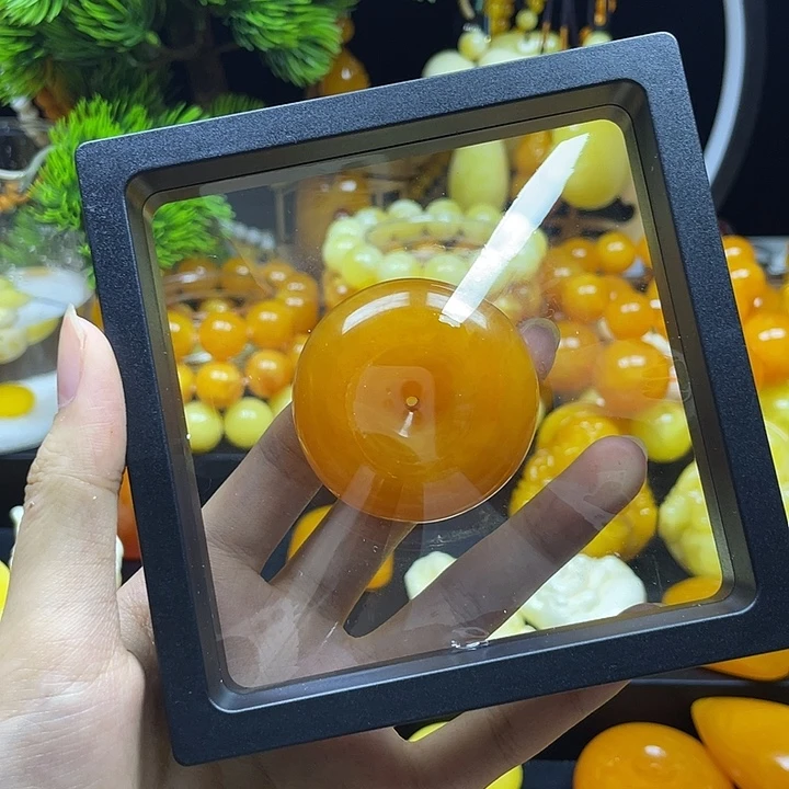 中***犯非金属全品无瑕老蜜平安扣