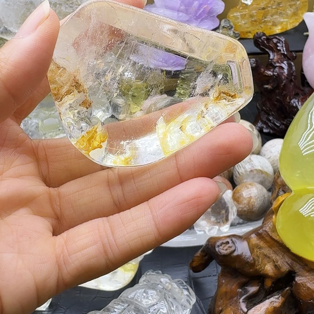 水晶珠宝半成品未镶嵌盘子