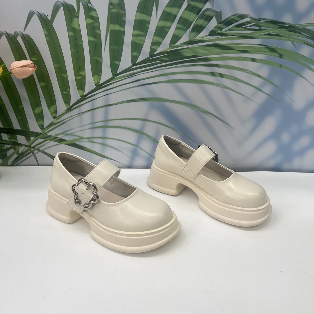 小强家女鞋 芽儿家新款百搭女乐福（Y303-17-3）（W33CYV2537614）