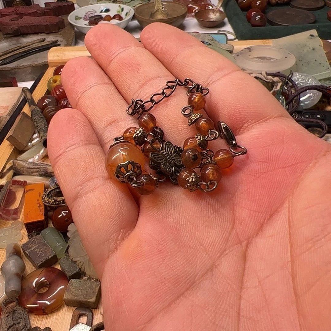 门***三挂件合金玛瑙/玉髓