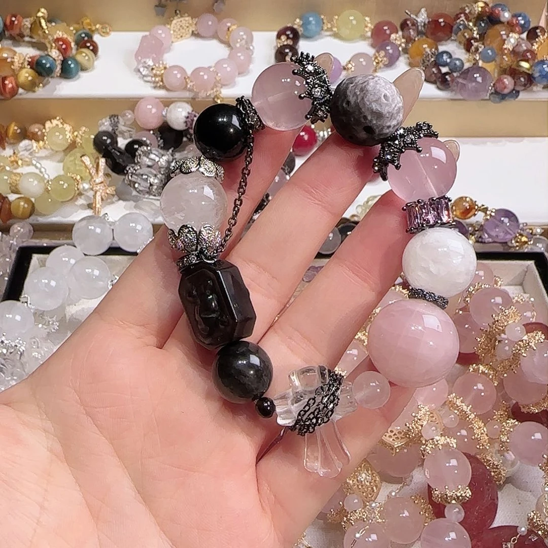 水晶手链未镶嵌吧