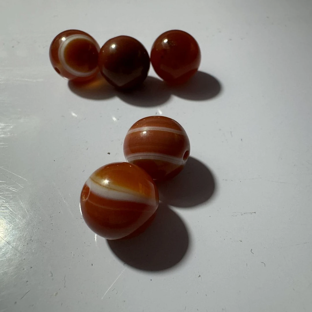【阿钰推荐】LY67243-玛瑙单珠-多样性发一对-12
