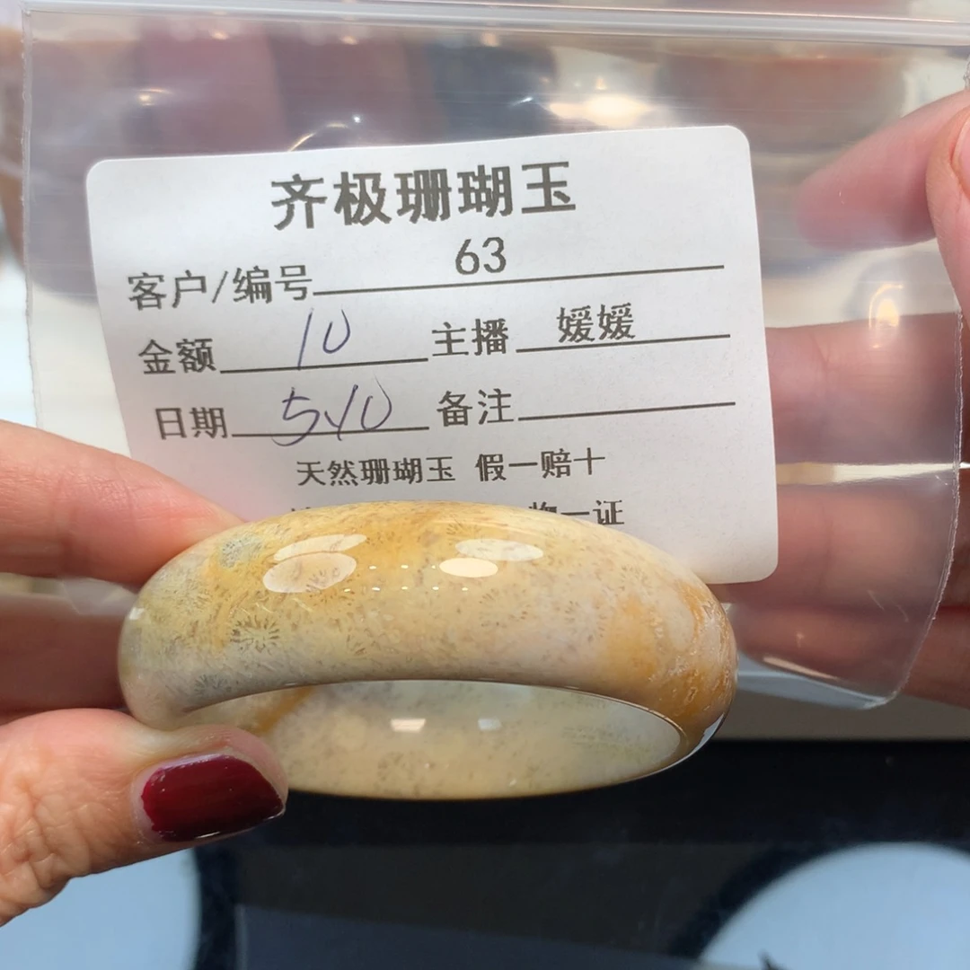 硅化珊瑚（珊瑚玉）未镶嵌颈饰欣*?