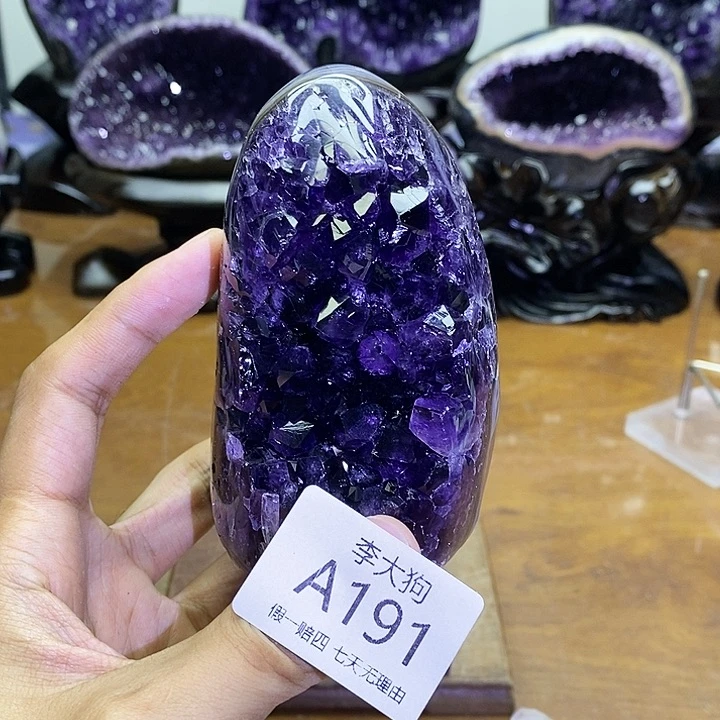 未镶嵌大型摆件（非配饰）紫晶