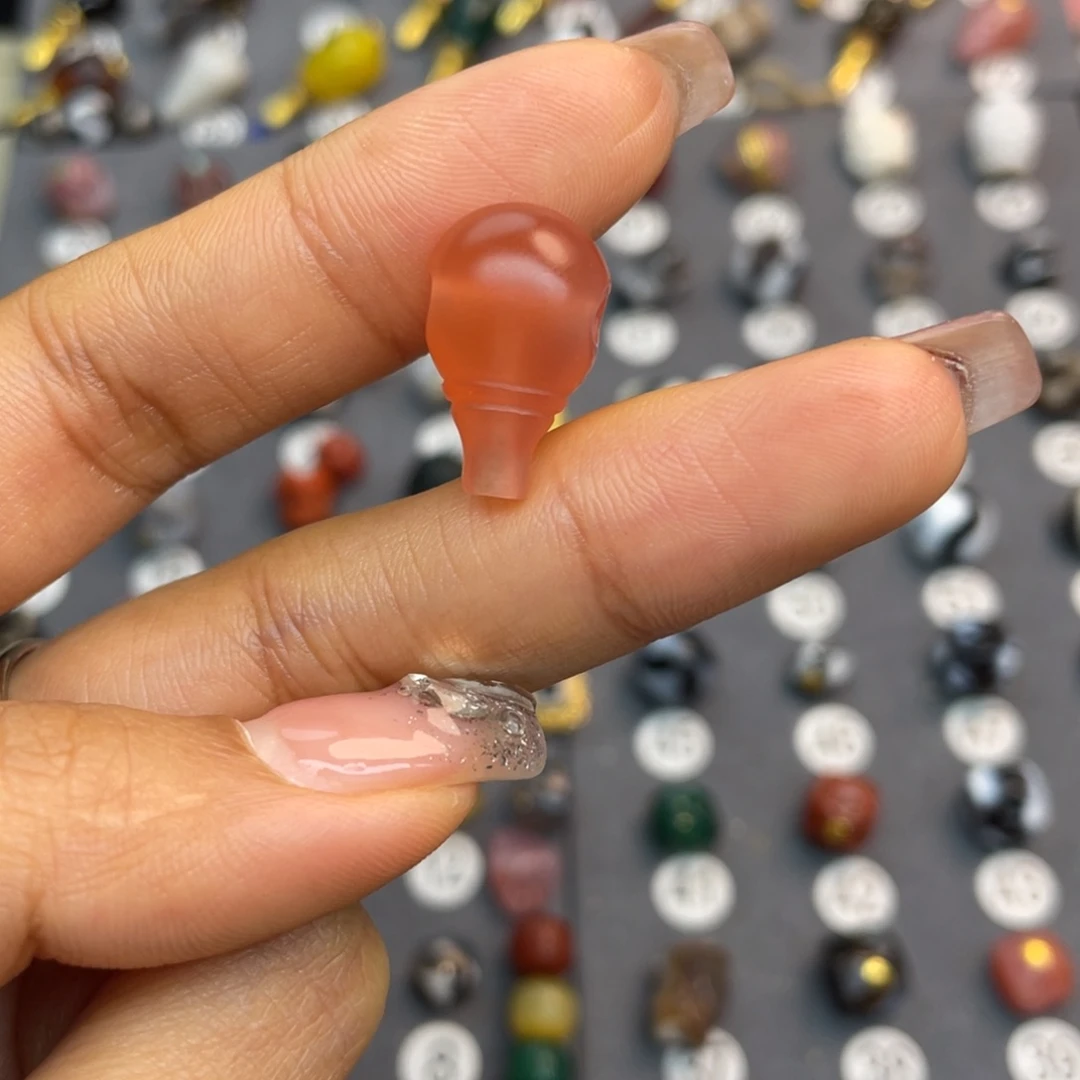 玛瑙/玉髓配饰合金忆*