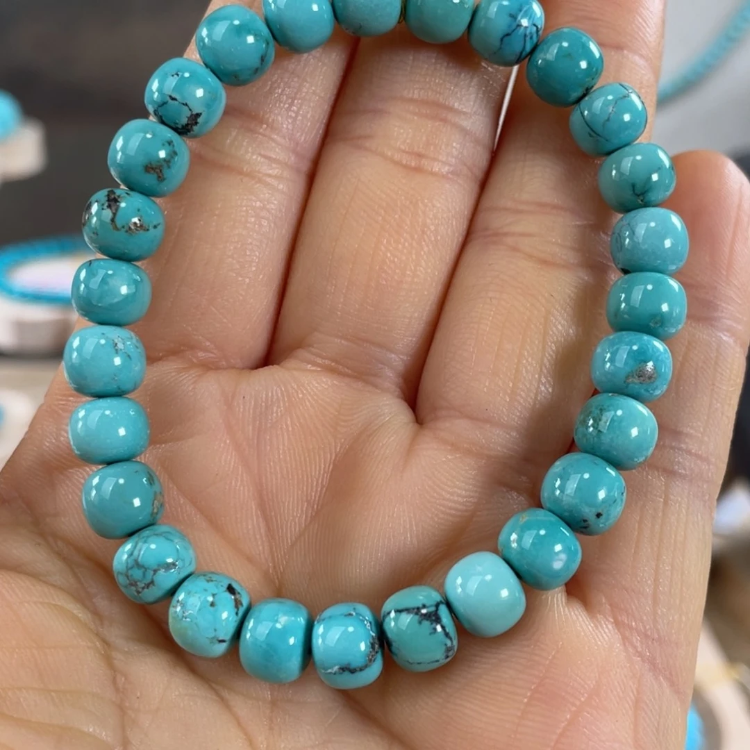 绿松石未镶嵌套链7.4mm