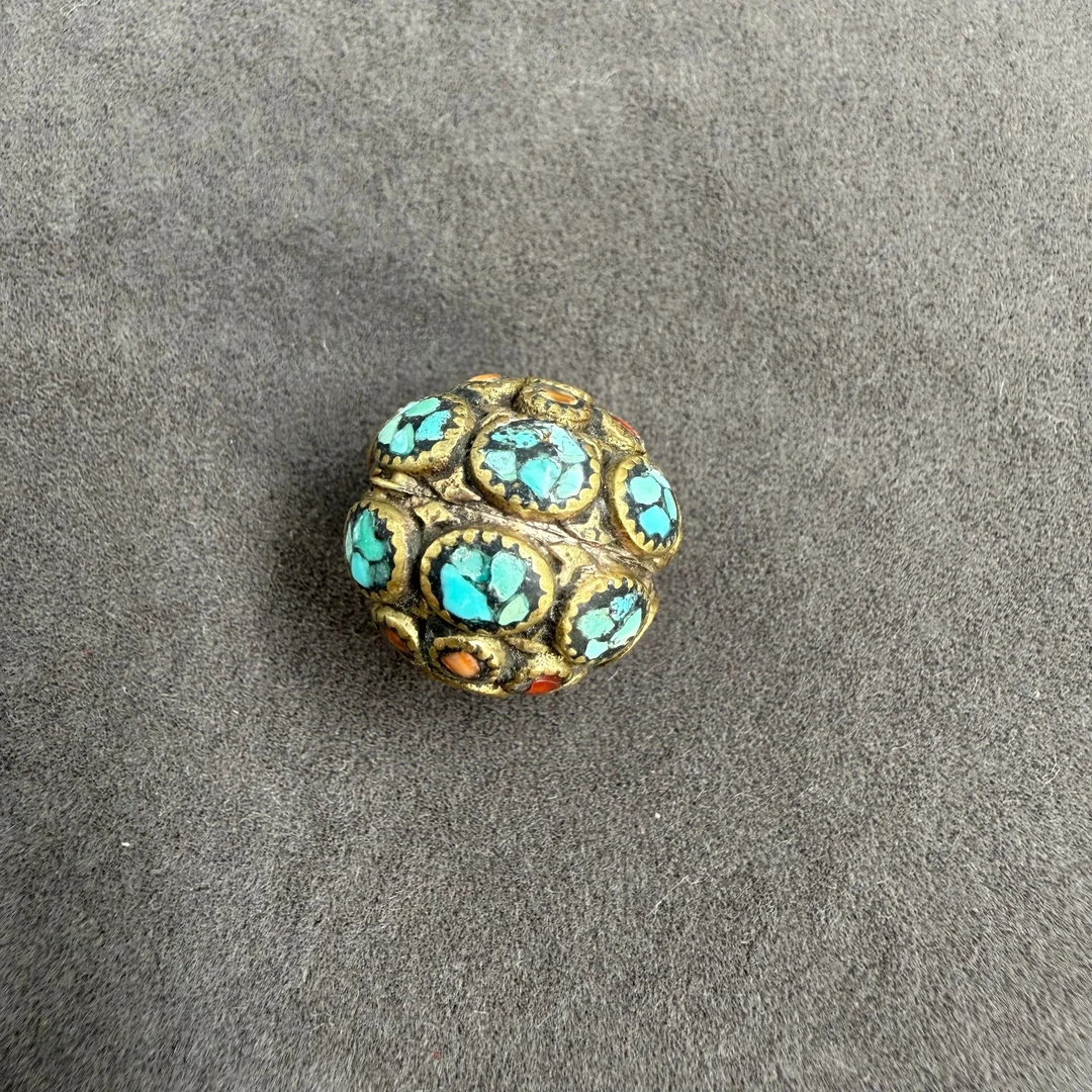 19/20世纪早期 藏式镶嵌挂饰/HSZC/88877