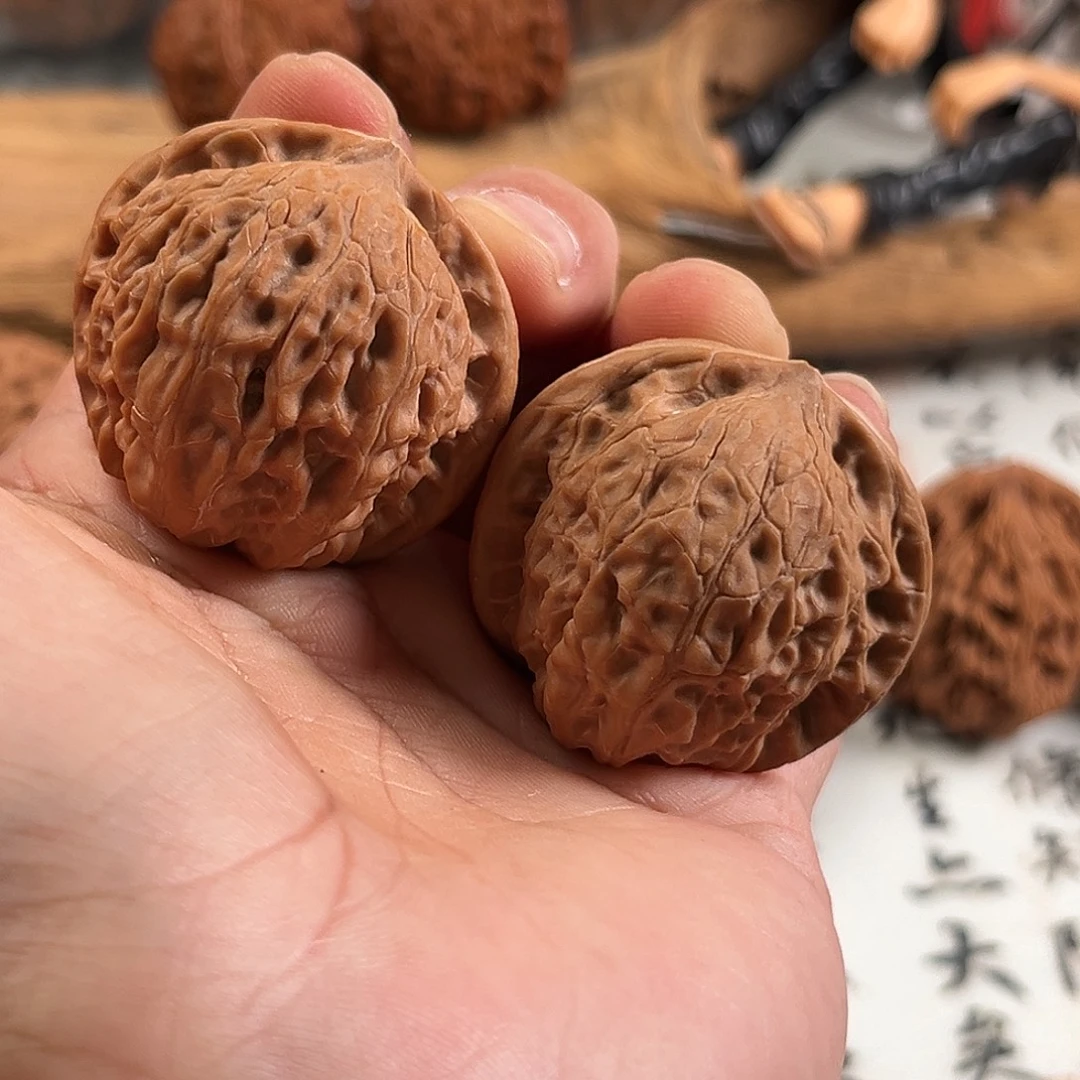 文玩核桃吊坠乾隆磨38全品