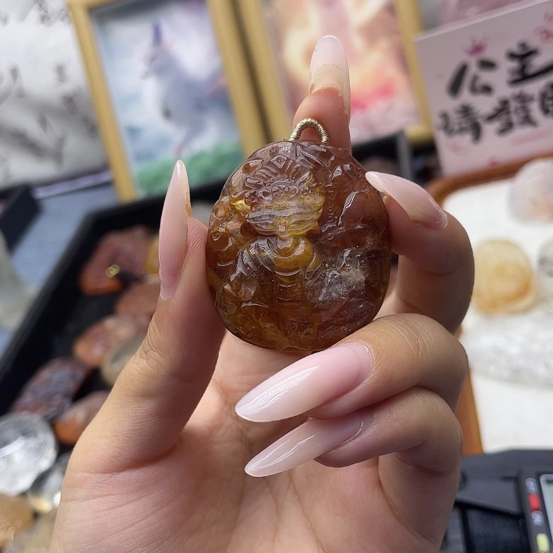 颈饰未镶嵌水晶天然