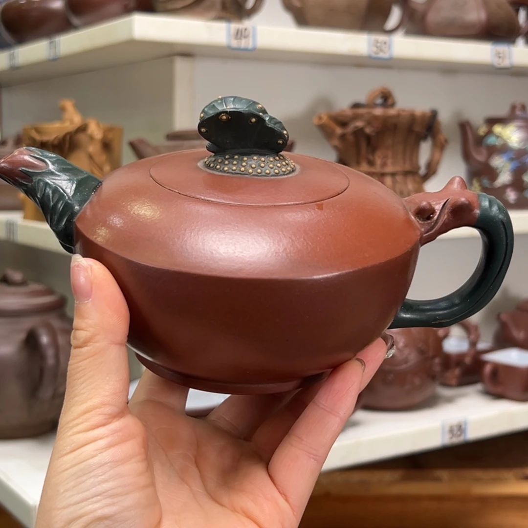 紫砂茶壶米*兰全手工制作