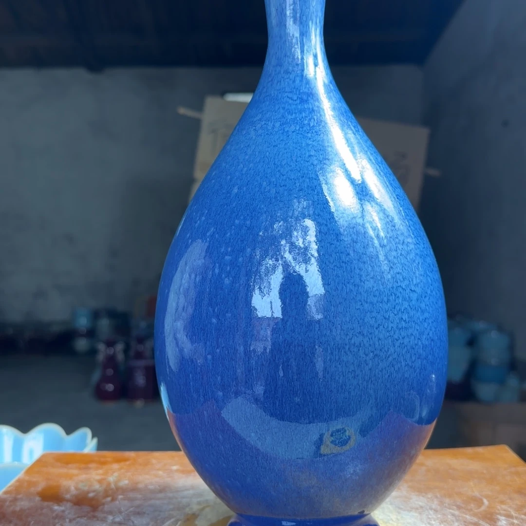 摆件郑家钧窑摆件微瑕