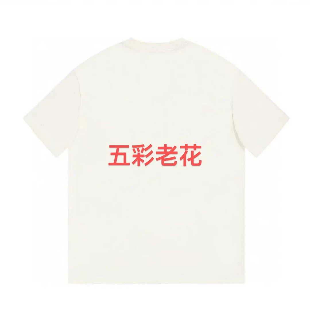 ML·沈闹闹 五彩老花 休闲大版短袖-T-K3023