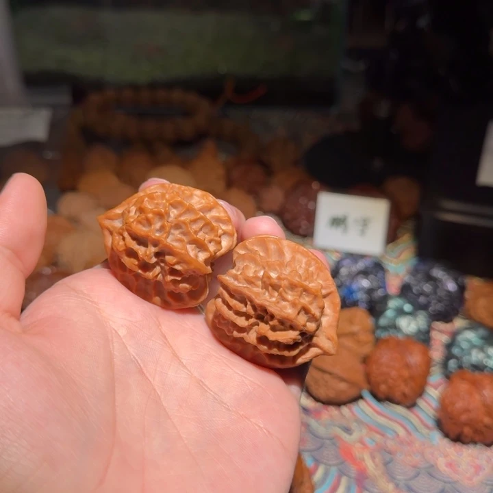 吊坠文玩核桃2114号39曹大龙文玩核桃