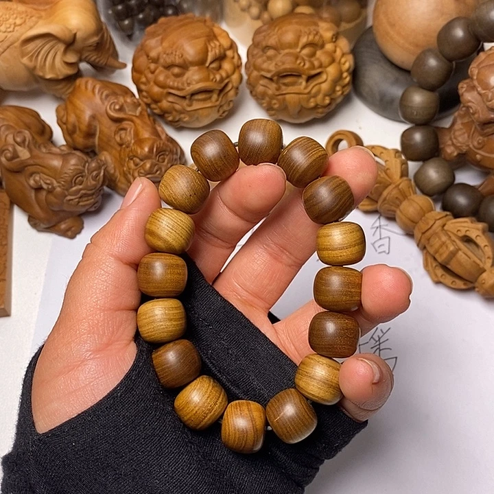 檀香木老山檀香13/14黑肉满纹沉