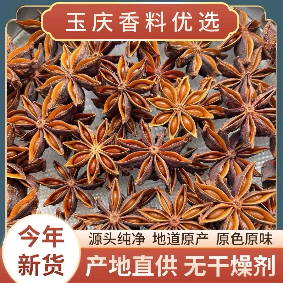 大料广西八角大料无硫磺干货五香卤料调料提香去腥厨房正宗八角