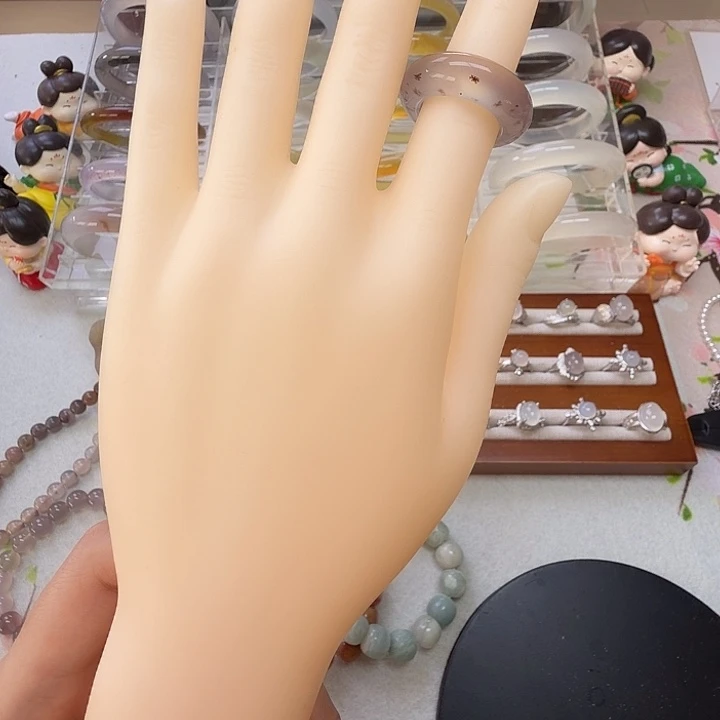 玛瑙/玉髓未镶嵌戒指