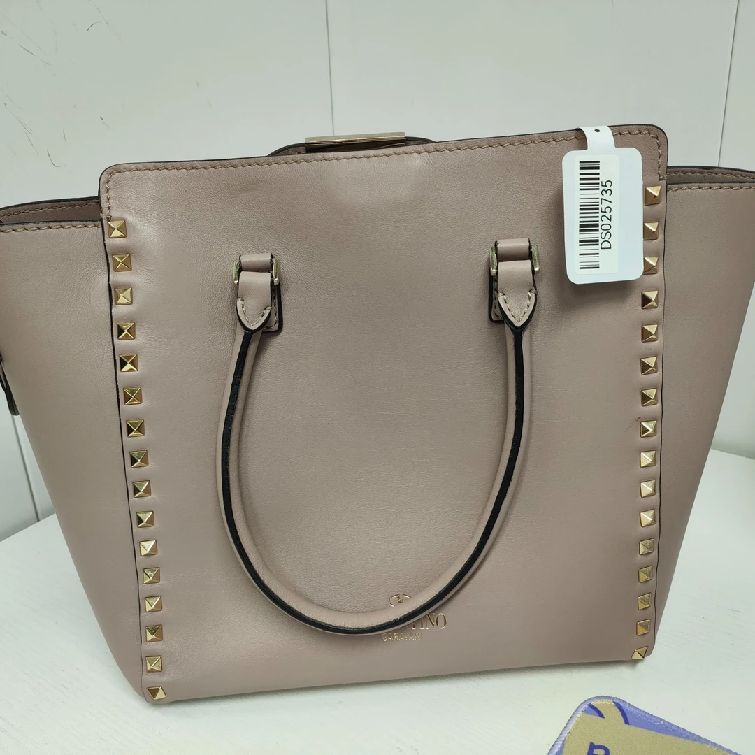 95新 Valentino/华伦天奴 铆钉托特包DS025735