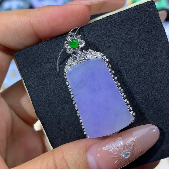 18K金镶嵌手链翡翠翡翠