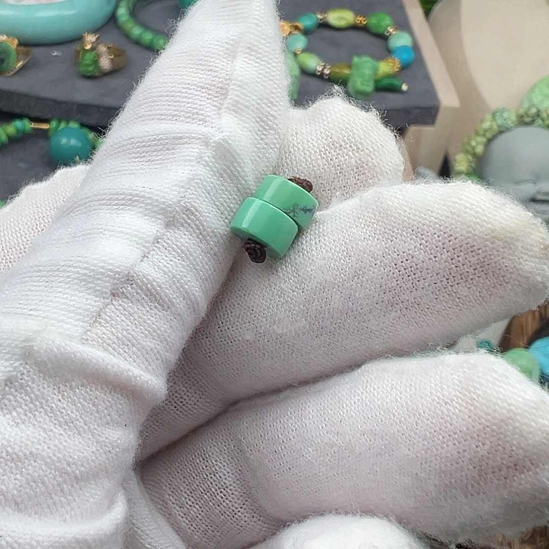 绿松石菜籽黄绿松石Z未镶嵌