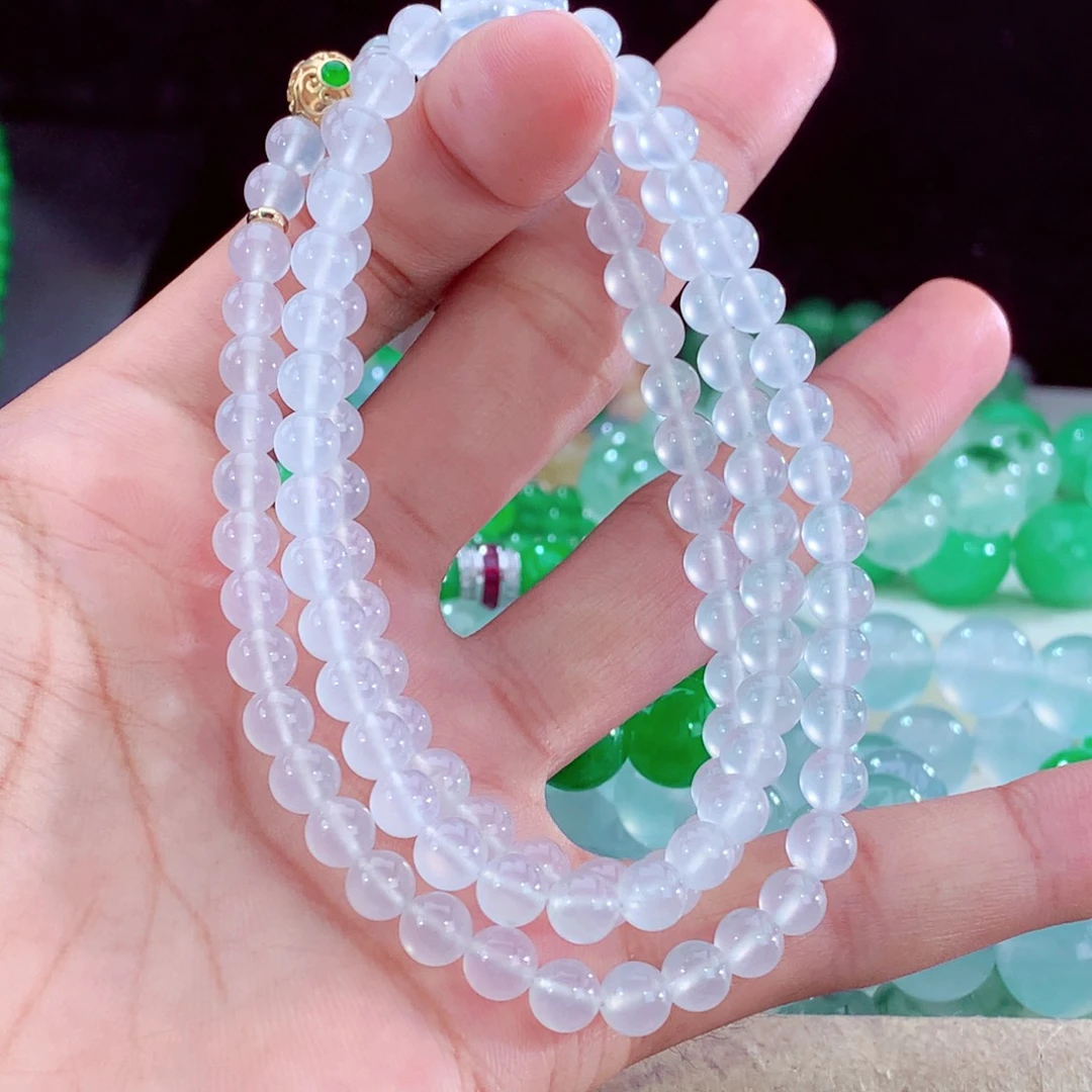 未镶嵌手串翡翠天然缅甸