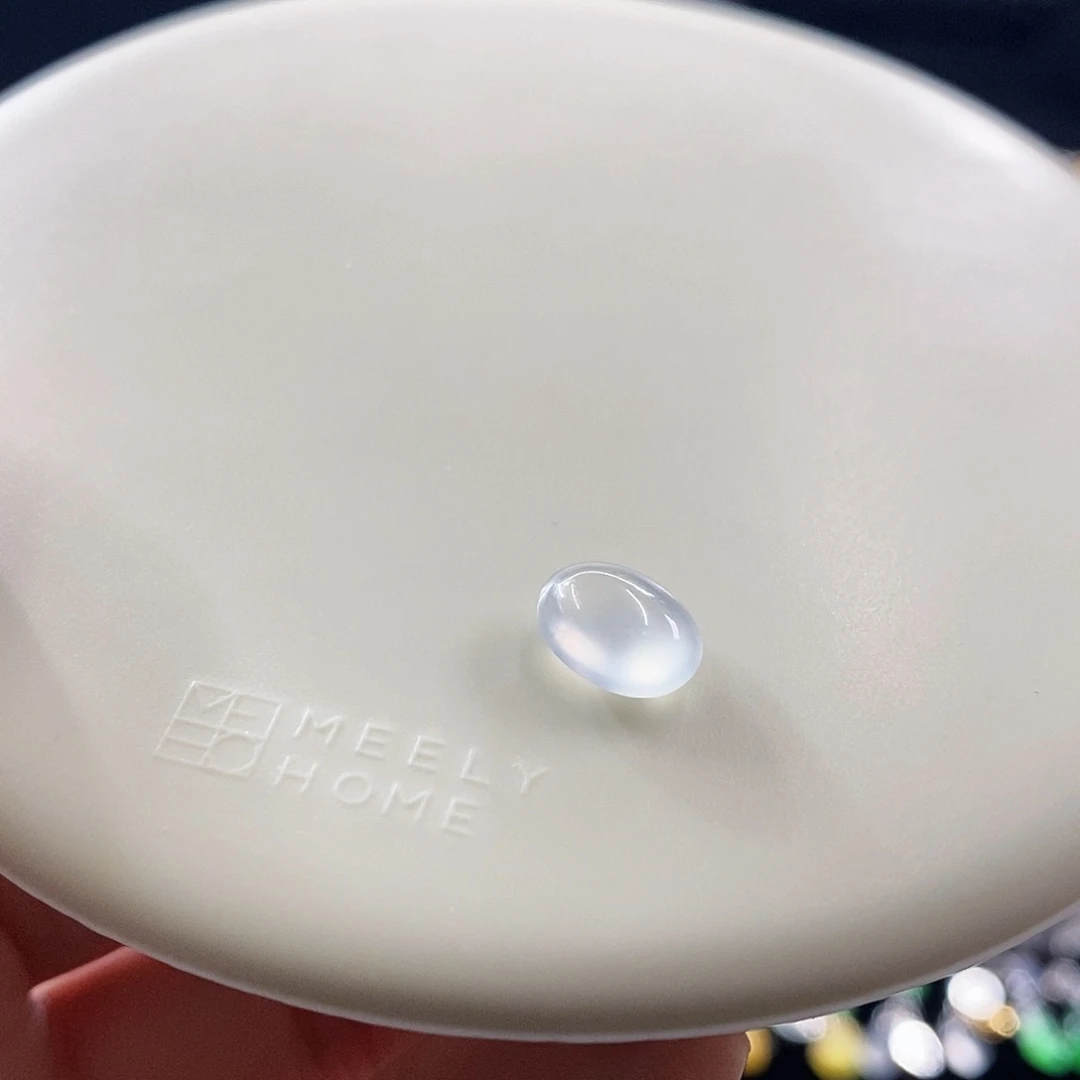 散珠翡翠玻璃种蛋面
