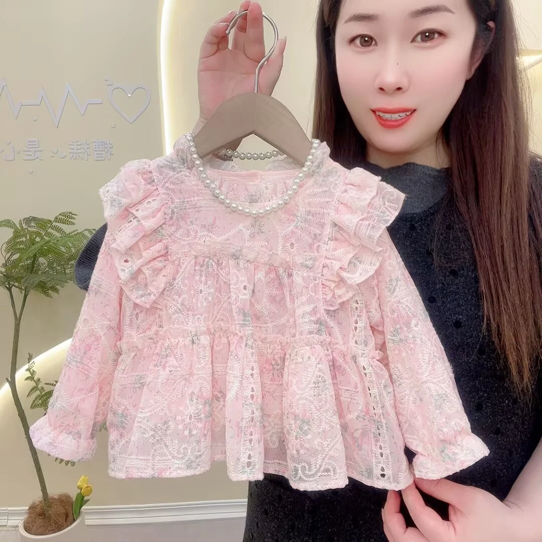 【艺小朵】女童春秋长袖上衣儿童秋季衣服宝宝洋气洛丽塔百搭外出服