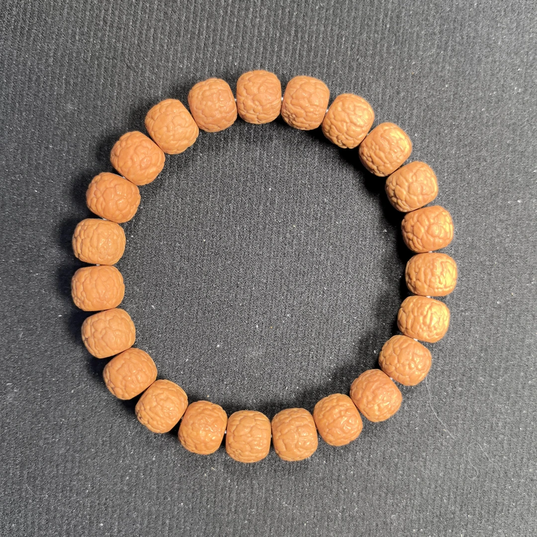 猴头核桃荔枝纹手串