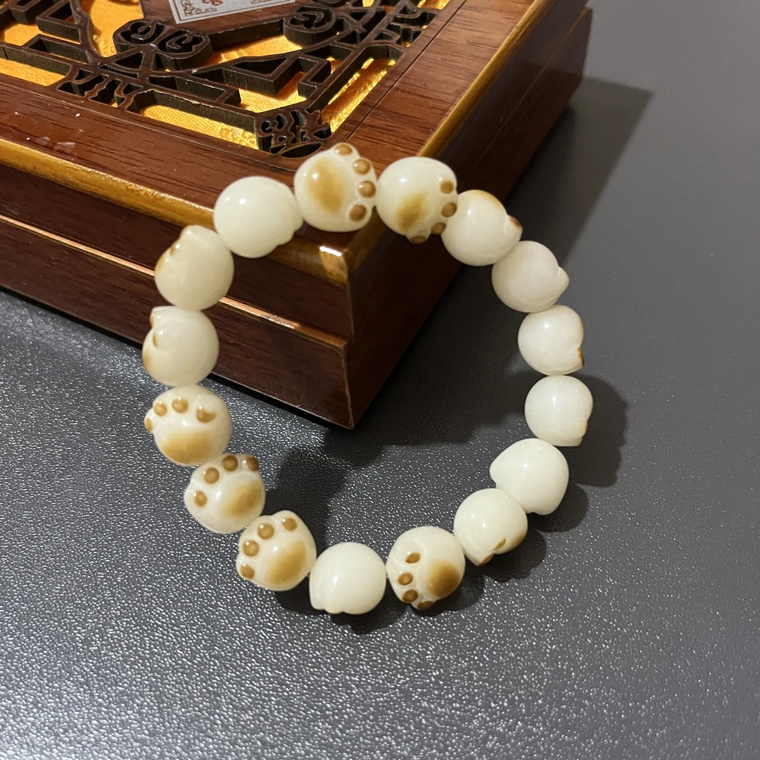 C0082猫爪菩提可爱手串