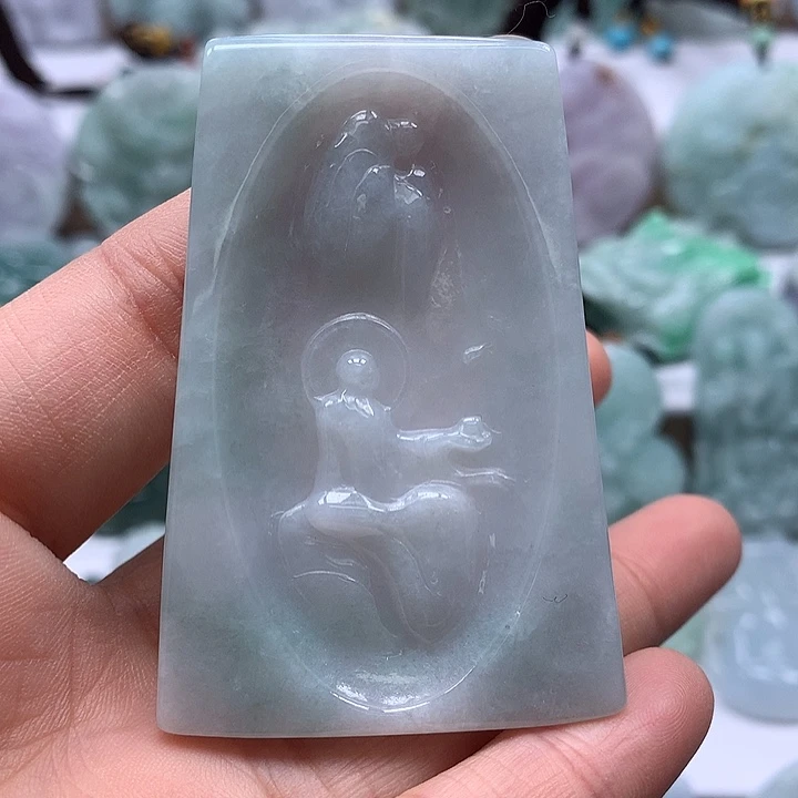 翡翠未镶嵌颈饰悟道福利