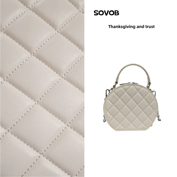 新款休闲时尚百搭女包  TA0539  CYB 圆饼  黑/白色