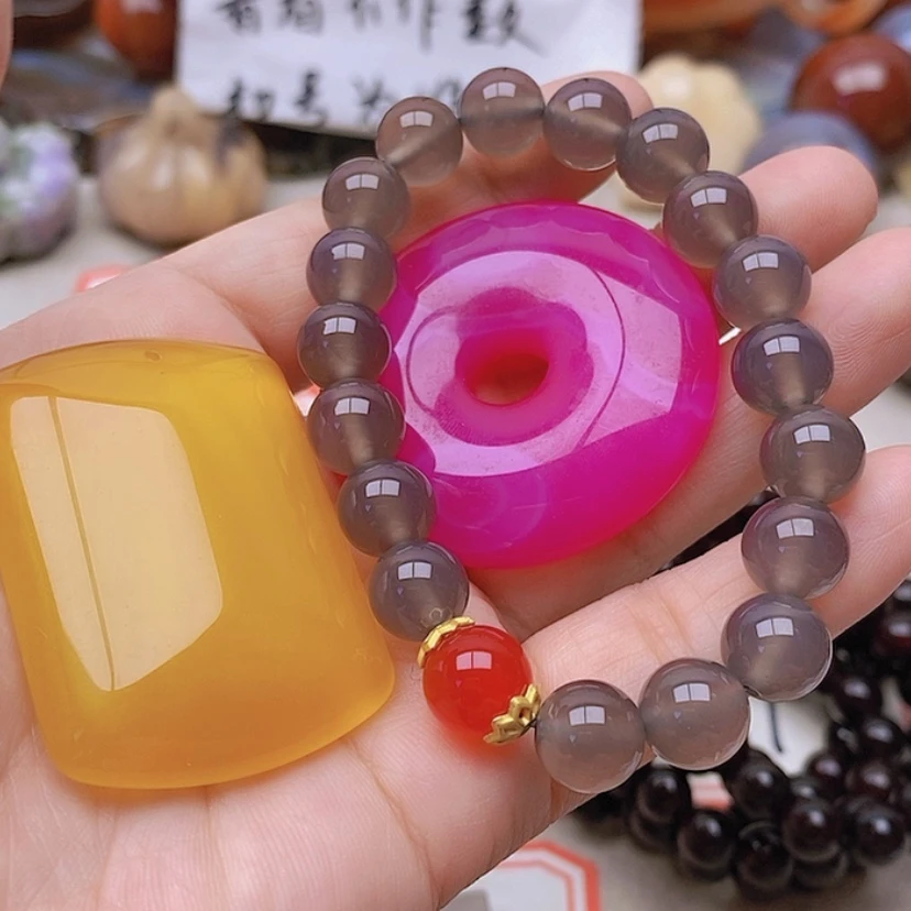 【闪购商品】未镶嵌玛瑙/玉髓珠宝半成品清**婉