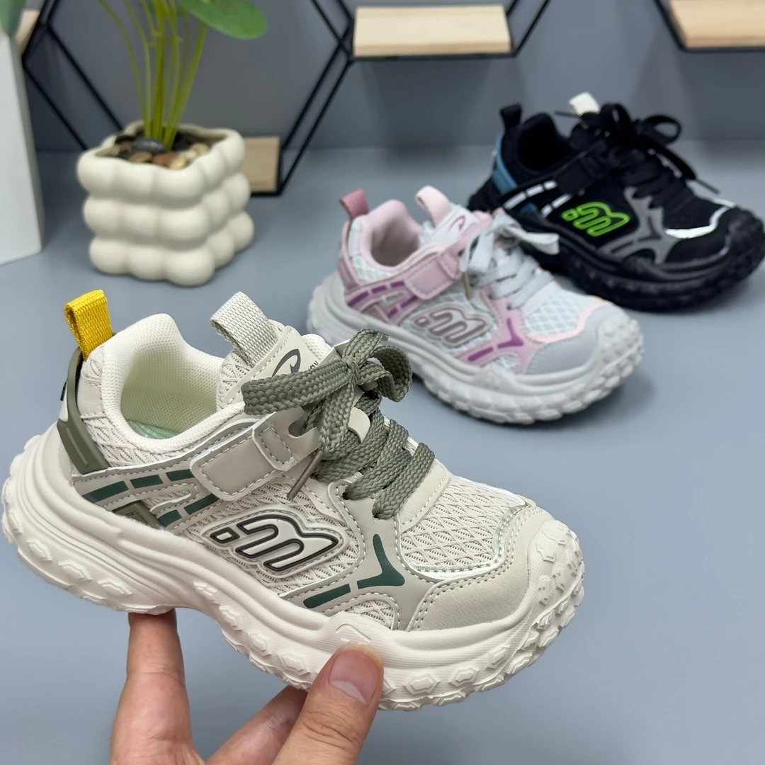 德尔惠39059新款双网榴莲底老爹运动鞋