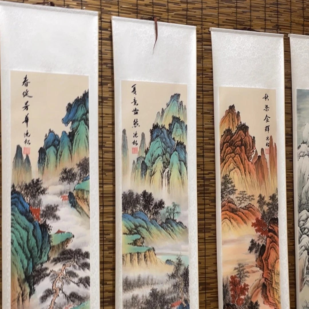 国画老师手笔手绘作y