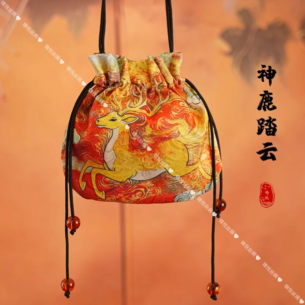 【活动专拍链接30默认微瑕(样品清货)】定制中国风中式手提斜挎包