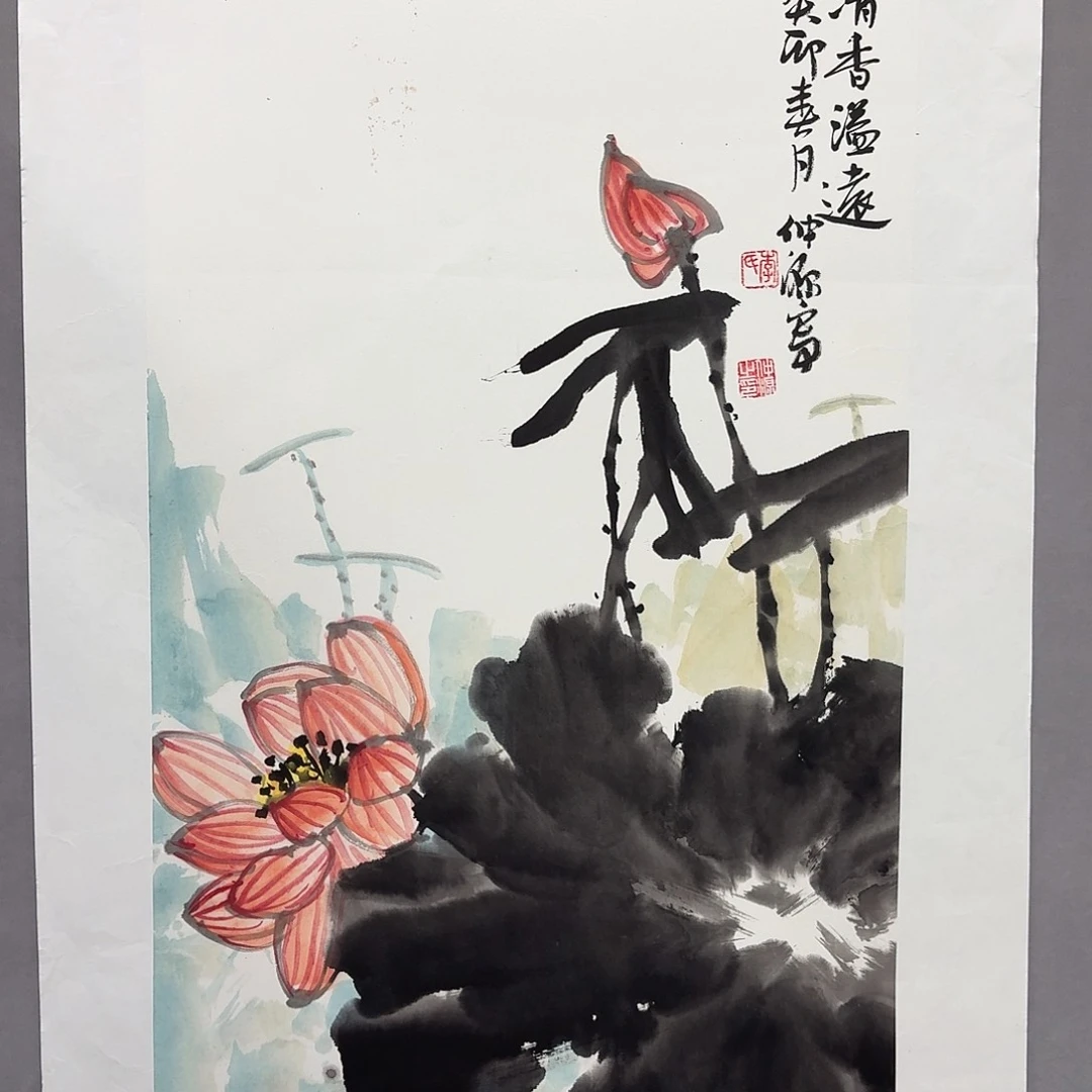 国画亲笔手绘放心去藏