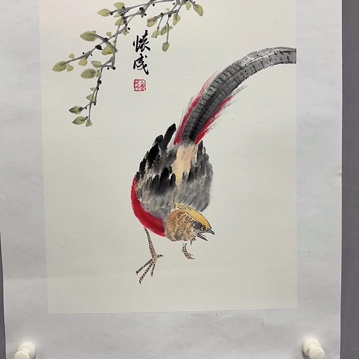 国画亲笔手绘放心去藏