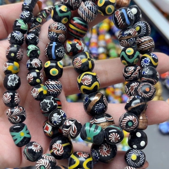 琉璃颈饰琉璃琉璃西亚小花