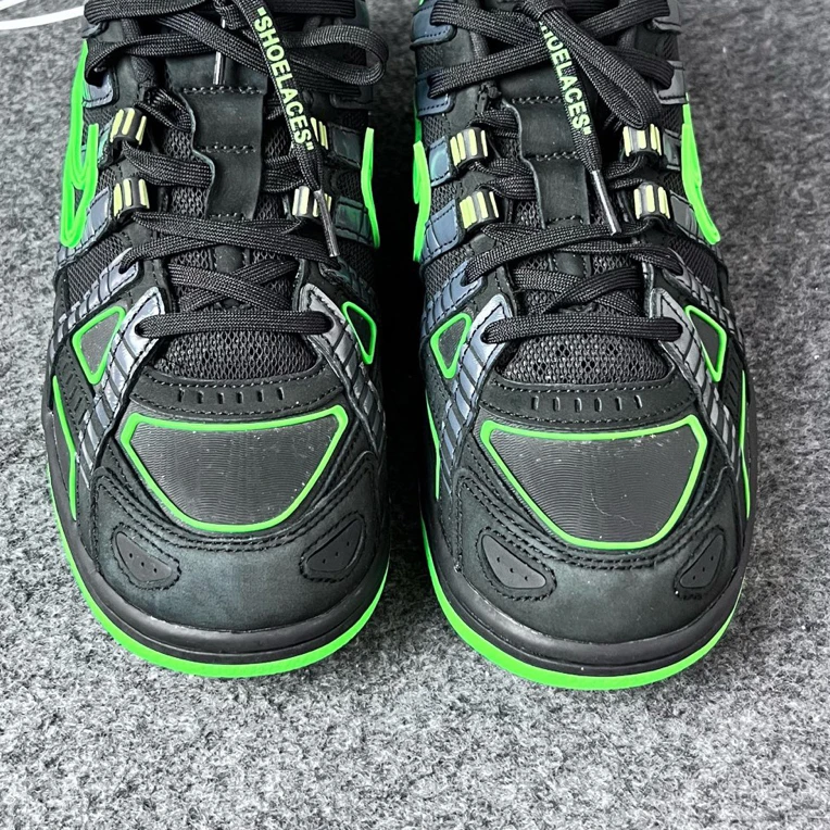 95新 OFF-WHITE owdunk黑绿43码e1604鞋