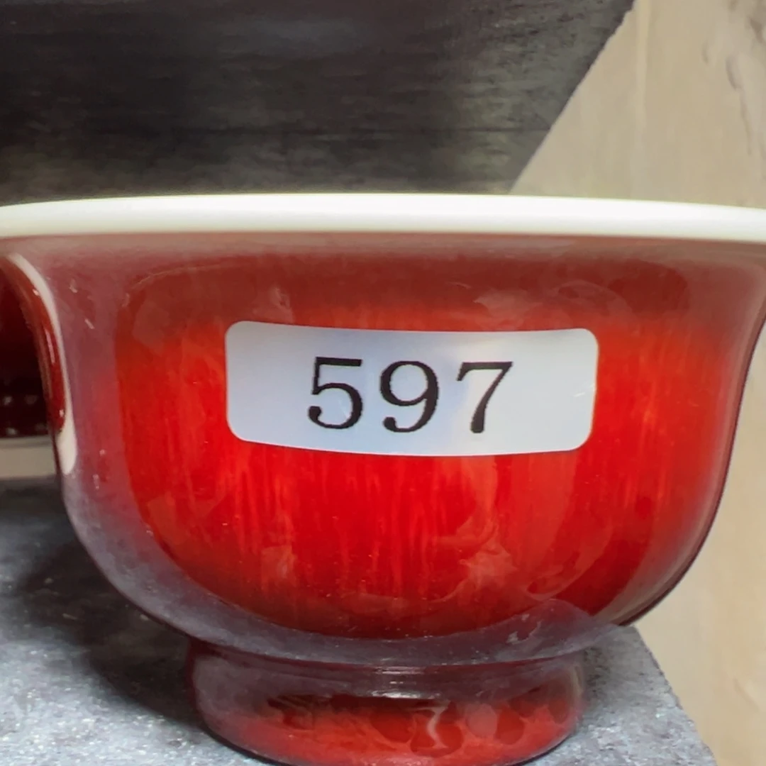 陶景德镇陶瓷郎红微瑕