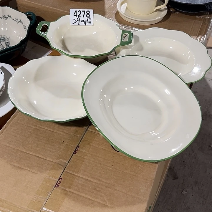 瓷微瑕外贸餐具4278