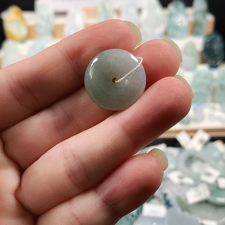 吊坠(不含链)未镶嵌翡翠1平安扣