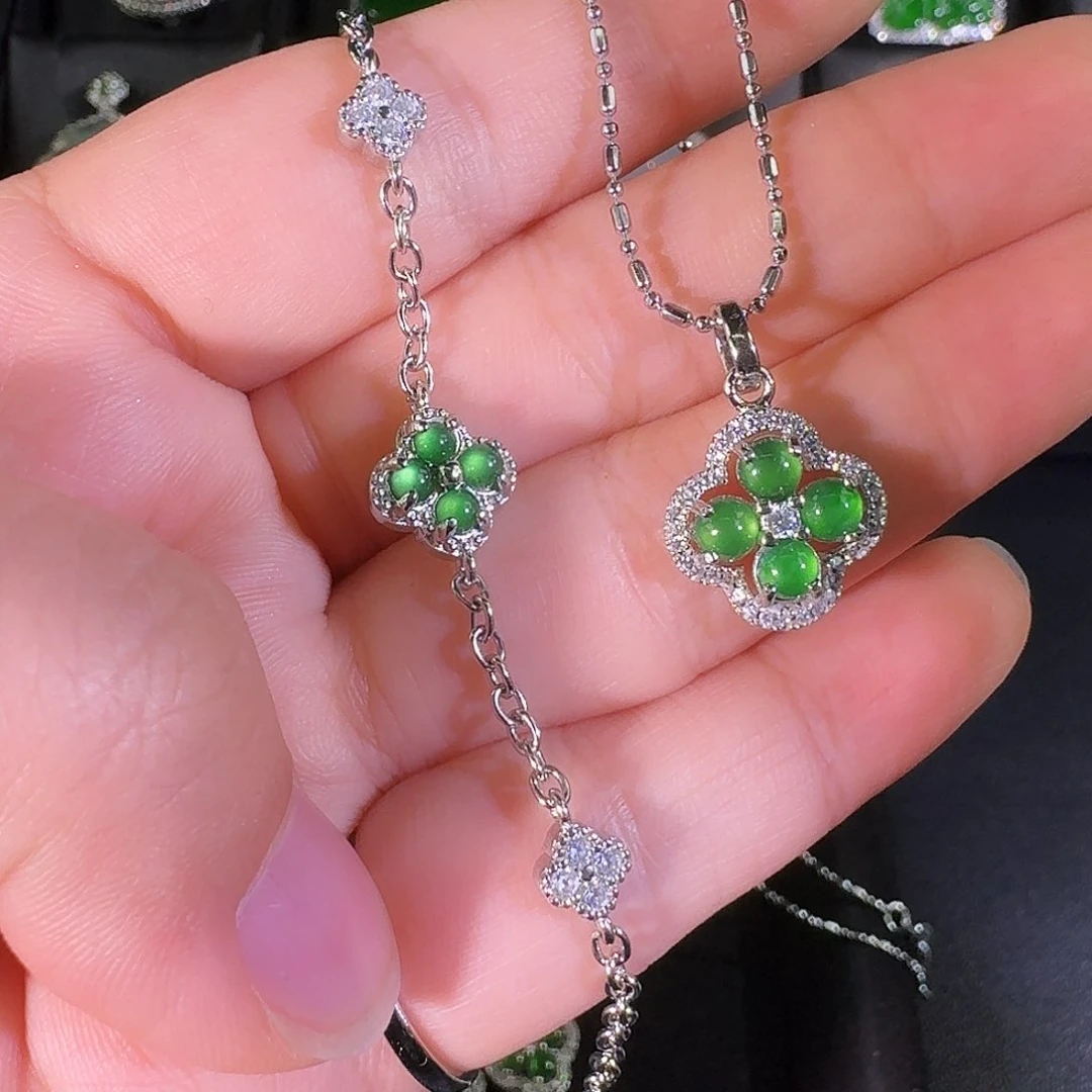 翡翠吊坠(不含链)未镶嵌蛋面