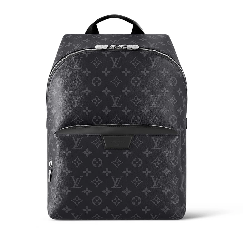 99新 LouisVuitton/路易威登 98新黑花阿波罗9965双肩包芯片款