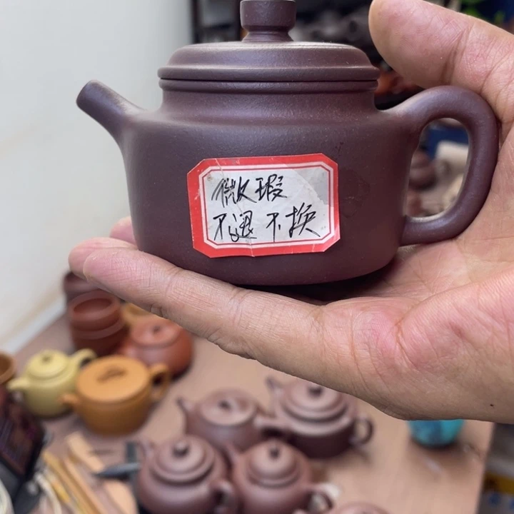 W****茶壶紫砂封釉微瑕德钟