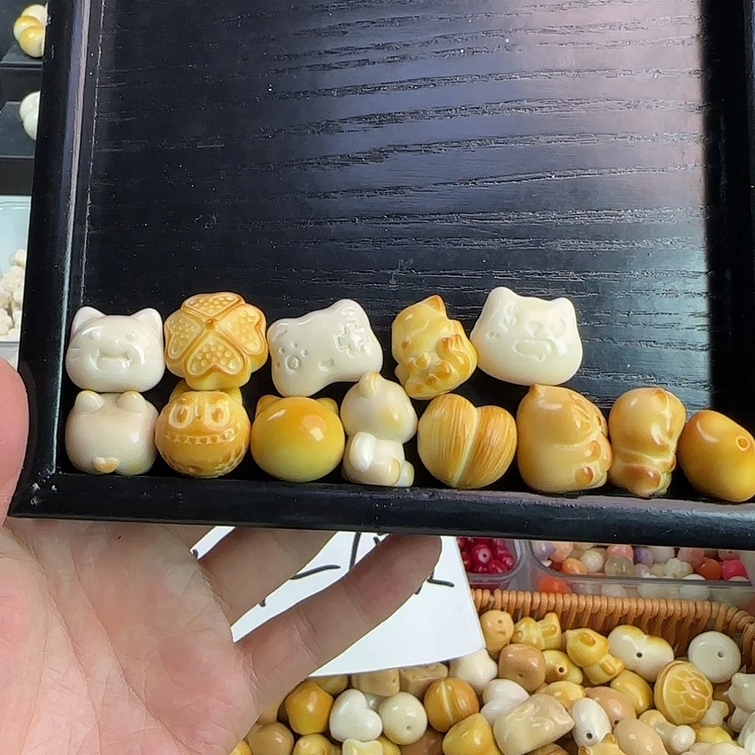 菩提根/象牙果吊坠微瑕疵13颗混组合1